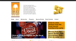 Desktop Screenshot of palmspringsoperaguild.org
